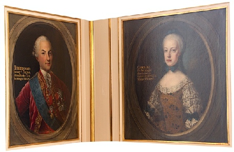 Maria Karolina und ihr Gatte König Ferdinand von Neapel-Sizilien (Hofburg Innsbruck, Foto: A. Prock)