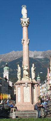 Annasäule in Innsbruck (Foto A. Prock)