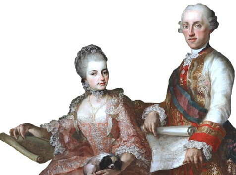 Erherzogin Maria Christine und ihr Gatte Herzog Albert von Sachsen-Teschen (Hofburg Innsbruck, BHÖ, Foto: A. Prock)
