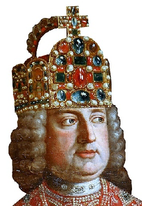 Kaiser Franz I. Stephan von Lothringen mit der Reichskrone (Hofburg Innsbruck, BHÖ, Foto: A. Prock)