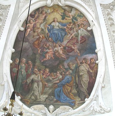 Himmelfahrt und Krönung Mariens in der Mariahilfkirche in Innsbruck (Kaspar Waldmann) (Foto: A. Prock)