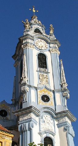 Turm der Stiftskirche Dürnstein (Joseph Mungenast)